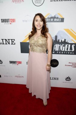 Yazar Angela Statnik, Bella Blanca Olay Merkezi, Los Angeles, CA 12 Kasım 2023 'te düzenlenen 2023 Melekler Şehri Kadın Film Festivali Galasına katıldı.