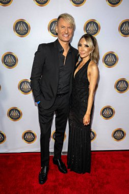 Aminee Brian Tyler ve eşi Sofie, 15 Kasım 2023 'te Avalon Hollywood, Los Angeles' ta düzenlenen Medya Ödülleri 'nde 14. Hollywood Müzik' e katıldı.