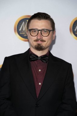 Besteci Robert Wolf, 15 Kasım 2023 'te Avalon Hollywood, Los Angeles' ta düzenlenen Medya Ödülleri 'nde 14. Hollywood Müziği' ne katıldı.