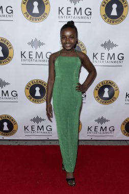 Şarkıcı / Aktris Josephine Joy, Key Elements PR ve KEMG Entertainment sunumuna katılıyor. 2024 Fas Lounge, Los Angeles 'ta Açılış Konseri, 19 Ocak 2024