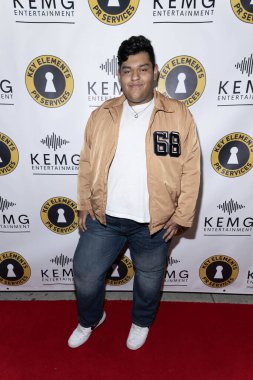 Aktör Axel Chico, Key Elements PR ve KEMG Entertainment sunumuna katılıyor. 2024 Fas Lounge, Los Angeles 'ta Açılış Konseri, CA, 19 Ocak 2024