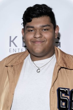 Aktör Axel Chico, Key Elements PR ve KEMG Entertainment sunumuna katılıyor. 2024 Fas Lounge, Los Angeles 'ta Açılış Konseri, CA, 19 Ocak 2024