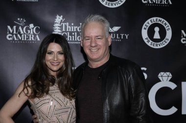 Actress Cerina Vincent, Executive Producer Michael Feifer attend Los Angeles Premiere of 