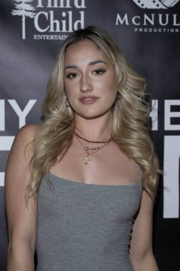 Şarkıcı Jazzy Fauchere, 30 Ocak 2024 'te Look Cinema Glendale, Los Angeles' ta 