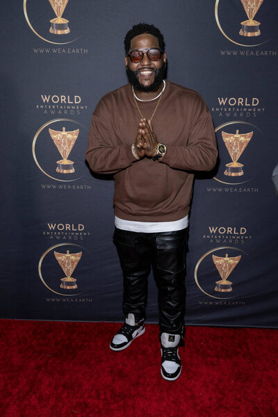 Composer Marcus W Calyen attends 2024 World Entertainment Awards Afterparty presented by The Soiree  at The Bourbon Room, Los Angeles, CA, February 2nd, 2024