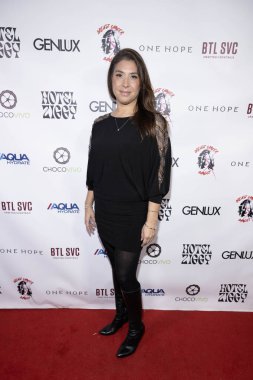 Ethereal Lash 'in sahibi Mercy Goris, 5 Şubat 2024' te Hotel Ziggy, Los Angeles 'ta Christine Peake' in 