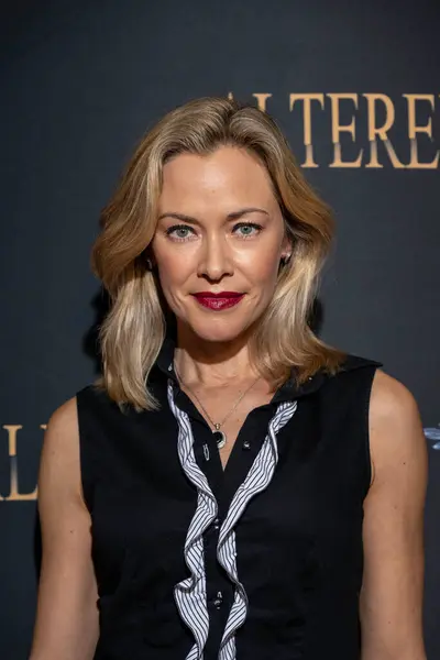 Actress Kristanna Loken Attends Special Screening Thriller Altered Reality Regal — Stock Photo, Image