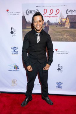 Aktör Lewas Dellgad, Women Intl için Adalet 'e katılıyor. Şaban Tiyatrosu, Los Angeles 'ta, 18 Şubat 2024' te 