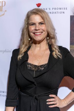 Yapımcı / Yazar Marjorie DeHey Women Intl için Adalet 'e katılıyor. Şaban Tiyatrosu, Los Angeles 'ta, 18 Şubat 2024' te 