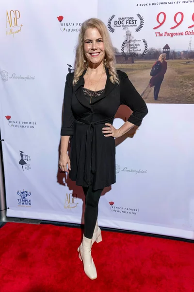 Yapımcı / Yazar Marjorie DeHey Women Intl için Adalet 'e katılıyor. Şaban Tiyatrosu, Los Angeles 'ta, 18 Şubat 2024' te 