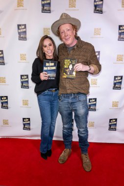 TV sunucusu / Yazarı Melissa Rivers, Yazar Scott Michael Nathan, Scott Michael Nathan 'ın 22 Şubat 2024' te Kitap Çorbası, Los Angeles, CA 'da 