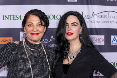 Komedyen Christine Peake, Aktris Alexis Kiley TCL Çin Tiyatrosu 'ndaki 2024 Los Angeles Italia Film, Moda ve Sanat Festivali açılış gecesine katıldı.