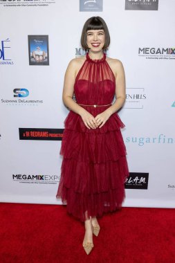 Aktris Alanna Fox, Luxe Sunset Blvd Hotel, Los Angeles, CA, 10 Mart 2024 'te düzenlenen 2024 Yıllık Suzanne Delaurentiis Gala, Luncheon and Gifting Suite' a katılıyor.