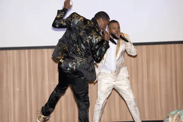 Rappers Perform 2024 Prom Expo Unlimited Fashion Show Earvin Magic — Stock Photo, Image