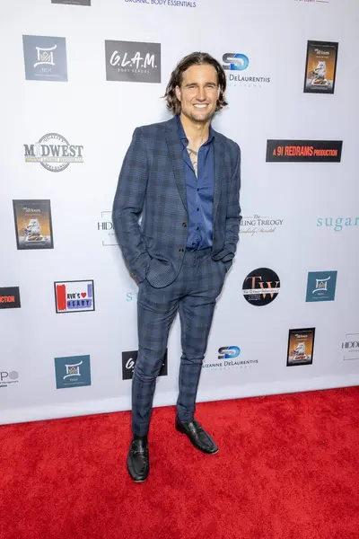 Aktör Chase Garland Luxe Sunset Blvd Hotel Los Angeles Mart — Stok fotoğraf