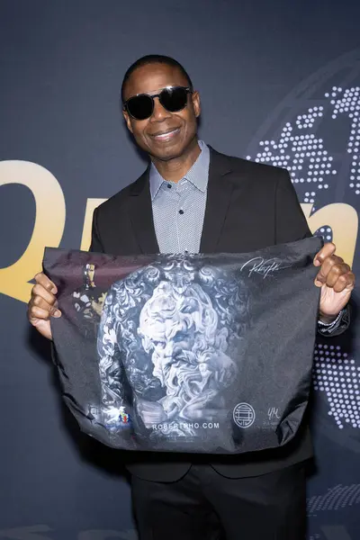 Rapper Doug Fresh Bag Designed Robert Pho Attends Children Uniting — Stok Foto