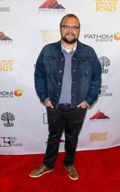 Profesyonel tasarımcı Bradley Dickinson, 11 Mart 2024 'te AMC Burbank 16, Los Angeles, CA' da 