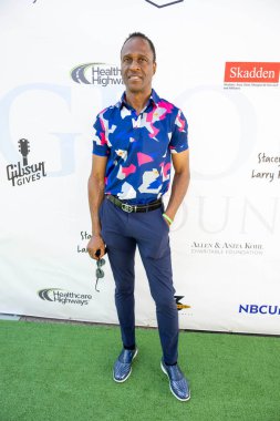 Eski NFL oyuncusu Willie Gault, 29 Nisan 2024 'te Lakeside Golf Kulübü' nde 17. George Lopez Ünlüleri Golf Klasiği 'ne katıldı.