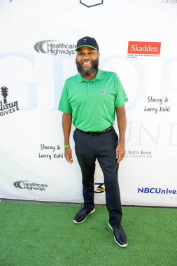 Aktör Anthony Anderson, Lakeside Golf Kulübü 'nde 17. George Lopez Ünlüleri Golf Klasiği' ne katılıyor.