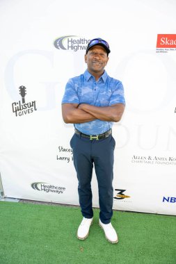 Komedyen Joe Torry, Lakeside Golf Kulübü, Los Angeles, CA, 29 Nisan 2024 'te 17. George Lopez' e katıldı.