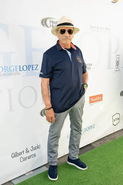 Aktör Edward James Olmos Lakeside Golf Kulübü Los Angeles Nisan Telifsiz Stok Imajlar