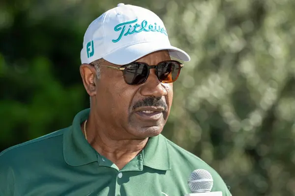 Actor Dennis Haysbert Attends 17Th George Lopez Celebrity Golf Classic Stock Picture