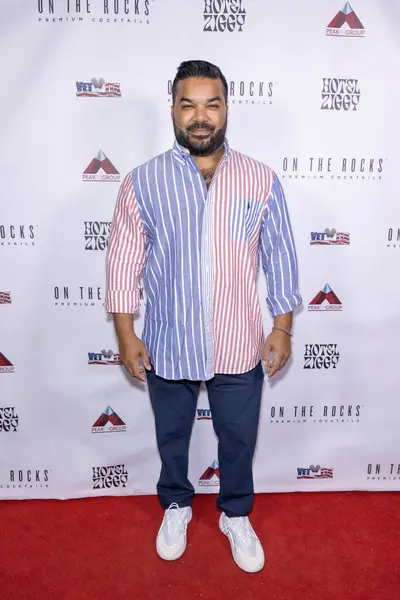 stock image Actor Adrian Dev attends Christine Peake's 