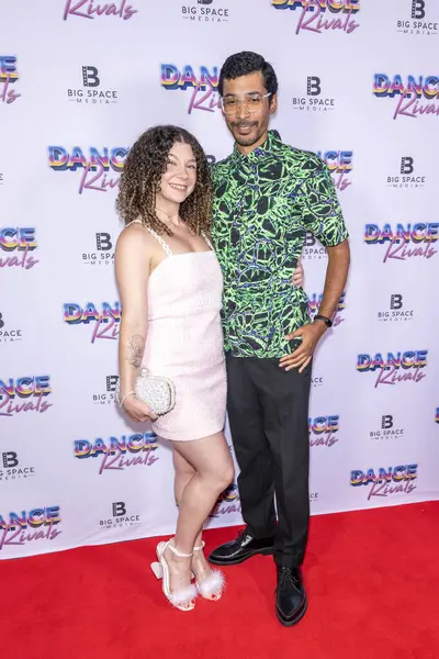 stock image Actress Maya Worthy with a friend attends Los Angeles Premiere of 