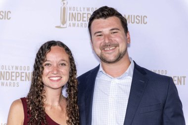 Şarkıcı, söz yazarı Chris App, AVALON Hollywood ve Bardot, Los Angeles, CA, 18 Temmuz 2024 'te Hollywood Bağımsız Müzik Ödülleri' ne katıldı.