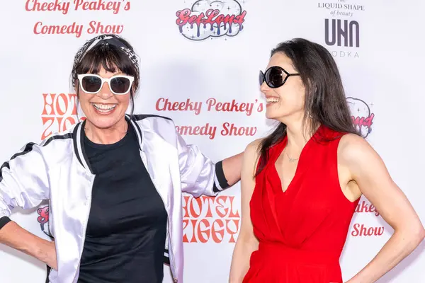 stock image Comedian Christine Peake, Producer Lainie Strouse  attend Christine Peake's 'Cheeky Peakey's Comedy Show August 2024'  at Hotel Ziggy, Los Angeles, CA, August 12th, 2024