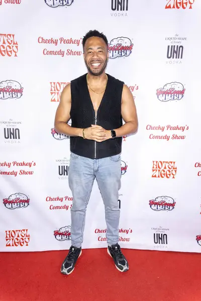 stock image Comedian Garin Flowers attends Christine Peake's 'Cheeky Peakey's Comedy Show August 2024'  at Hotel Ziggy, Los Angeles, CA, August 12th, 2024