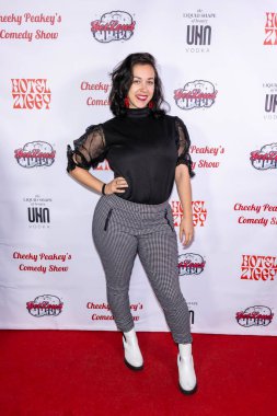 Koreograf Bridget Rios 29 Eylül 2024 'te Los Angeles, Ziggy Otel' de Hugh Peeple 'in ilk Smash Hit 2 Room Dance konserine katıldı.