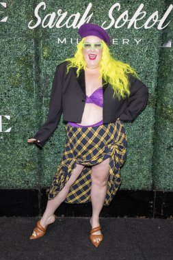 Plus size model Margie Plus attends Image Fashion week inaugural show with Sarah Sokol  at Neuehouse Hollywood, Los Angeles, CA, October 10th, 2024 clipart