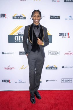 Aktör Amari Martinez, Harmony Gold Theater, Los Angeles, CA, 13 Ekim 2024 'te Melek Kadın Film Festivali ve Ödülleri' ne katıldı.