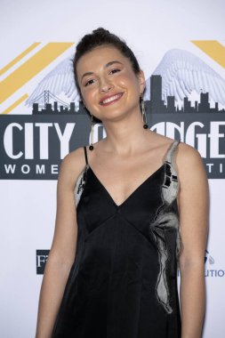 Director Natia Maglkelidze attends 2024 City of Angels Women's Film Fest and Awards at Harmony Gold Theater, Los Angeles, CA, October 13th, 2024 clipart