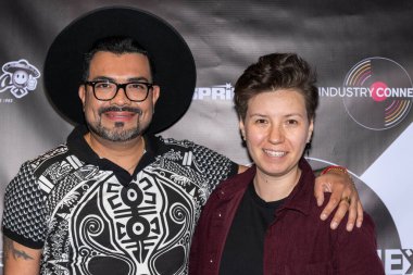 İçerik Yaratıcısı Margo Perez, Aktris Liz Trevi Endüstriyel Bağlantı Kutlamaları 'na katıldı 3. Üs, Los Angeles, CA, 17 Ekim 2024