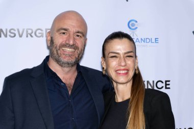 Yapımcı Mario Niccolo Messina, İdari Yapımcı Valentina Cau Los Angeles Suç Filmi 'nin galasını sunar Harmony Gold Theater, Los Angeles, CA, 12 Kasım 2024