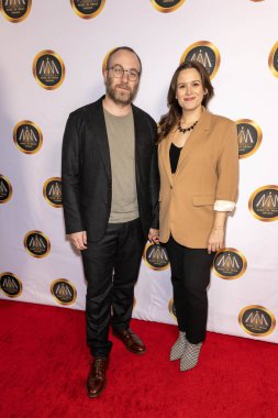 Müzisyenler Kevin Henthorn ve Michelle Birsky, 20 Kasım 2024 'te AVALON Hollywood ve Bardot, Los Angeles' ta düzenlenen Hollywood Medya Ödülleri 'ne katıldı.