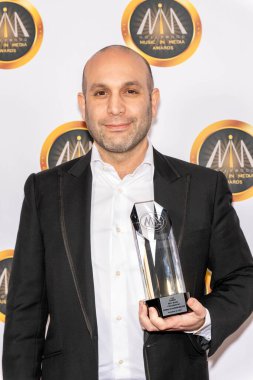 Müzisyen Ilan Eshkeri, 20 Kasım 2024 'te AVALON Hollywood ve Bardot, Los Angeles' ta düzenlenen Hollywood Medya Ödülleri 'ne katıldı.