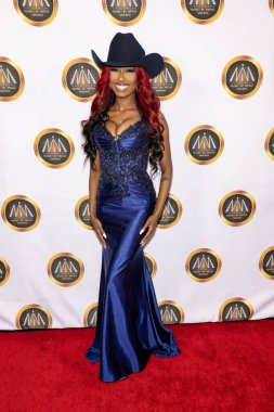 Müzisyen Reyna Roberts, 20 Kasım 2024 'te AVALON Hollywood ve Bardot, Los Angeles' ta düzenlenen The Hollywood Music In Media Ödülleri 'ne katıldı.