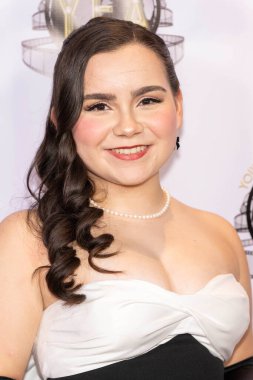 Aktris Carmina Garay, 18 Ocak 2025 'te Los Angeles' taki El Portal Tiyatrosu 'nda düzenlenen 9.