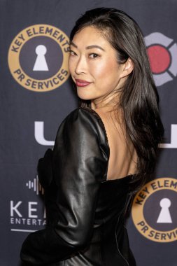 Aktris Jackie Dallas, 19 Ocak 2025 'te Lucid Motors, Los Angeles' taki California İtfaiye Teşkilatı için düzenlenen Grammy Öncesi Başlama ve Bağış Gecesine katıldı.