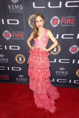 Aktris Charis Michelsen, 19 Ocak 2025 'te Lucid Motors, Los Angeles, CA' da Kaliforniya Yangın Vakfı için düzenlenen Grammy Öncesi Başlangıç ve Bağış Gecesine katıldı.