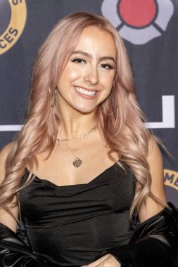 Müzisyen Capri Everitt, 19 Ocak 2025 'te Lucid Motors, Los Angeles' taki California İtfaiye Teşkilatı için düzenlenen Grammy Öncesi Başlangıç ve Bağış Gecesine katılıyor.