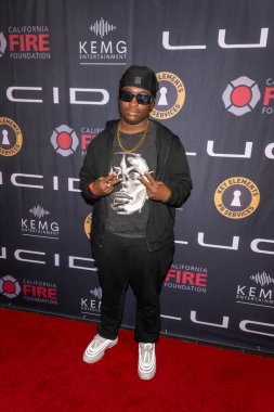 Joy 5ive üyesi Quyroy, 19 Ocak 2025 'te Lucid Motors, Los Angeles' taki California İtfaiye Kurumu için düzenlenen Grammy Öncesi Başlangıç ve Bağış Gecesine katıldı.