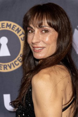 Aktris Faith Barrett, 19 Ocak 2025 'te Lucid Motors, Los Angeles' taki California İtfaiye Teşkilatı için düzenlenen Grammy Öncesi Başlama ve Bağış Gecesine katıldı.