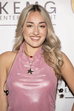 Şarkıcı Jazzy Fauchere, Key Elements PR ve KEMG Entertainment sunucularına katılıyor The Mint, Los Angeles, CA, 25 Şubat 2025