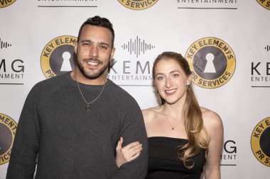 Aktör / Yapımcı Lucas C. Lockwood, Stilist Rachel Lockwood Key Elements PR ve KEMG Entertainment sunucularına katıldı The Mint, Los Angeles, CA, 25 Şubat 2025