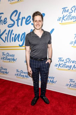 Actor / Director Vincent Yearly attends World Theatrical Premiere of New Comedy  'THE STRESS IS KILLING ME' at Landmark Westwood Theatre, Los Angeles, CA, February 28th, 2025 clipart