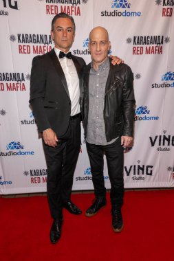 Aktör Konstantin Lavysh, Aktör Dimitry Rozental, Karaganda 'nın Los Angeles prömiyerine katıldı: Amerikan Film Enstitüsü, Los Angeles, CA, 1 Mart 2025